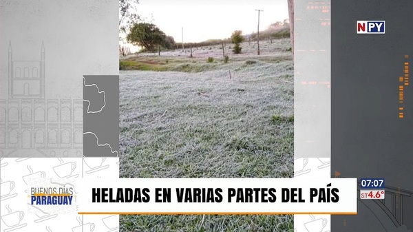 Helado inicio de julio en todo el país - Noticias Paraguay