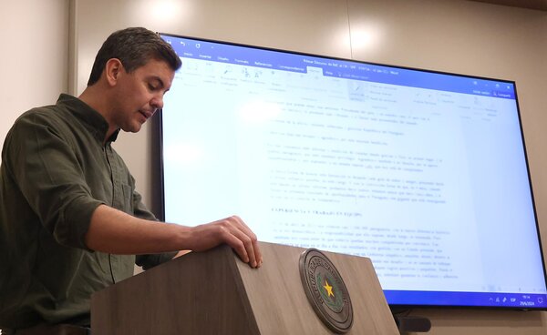 Santiago Peña brinda este lunes su primer informe de gestión al Congreso Nacional - MarketData