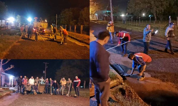 Vecinos se unieron para arreglar calle en Coronel Oviedo – Prensa 5