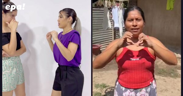 Nadia Portillo y su hermana se suman al trend viral “Son Amores”
