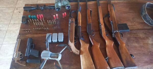 Caso de doble homicidio: se fueron para buscar a un prójimo y encontraron ¡un arsenal!