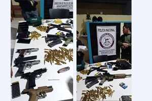 Verdadero arsenal fue requisado en control de rutina del GEO | DIARIO PRIMERA PLANA