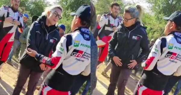Diario HOY | Natalia Zuccolillo, molesta por derrota de su hijo en el Rally: “Hubiéramos corrido pista”