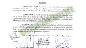 Tribunal descarta privación desproporcionada de libertad para acusado en caso MERCAT