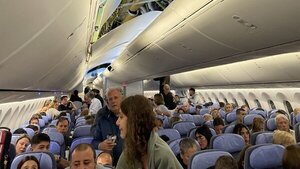 Video: Turbulencias en vuelo de Air Europa a Montevideo deja heridos