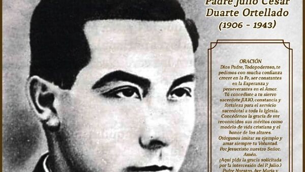 Nuncio apostólico presidirá misa por el 81° aniversario de muerte del padre Julio César Duarte Ortellado