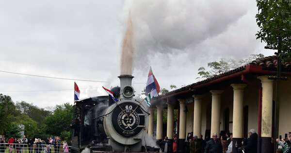 Diario HOY | La histórica locomotora “El Inglés” cobró vida y revive la historia en Ypacaraí