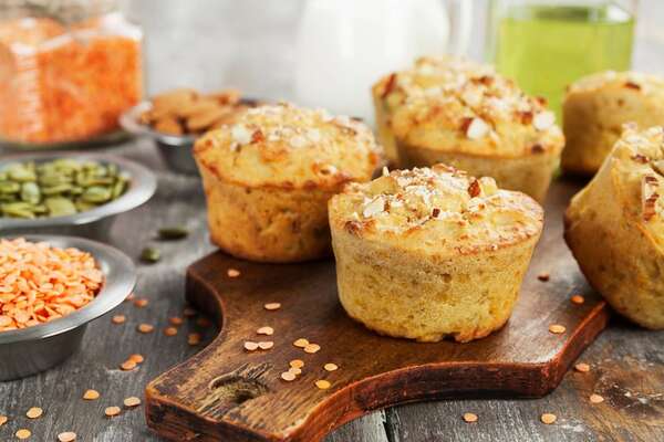 Cupcakes salados de lenteja y queso: la receta más fácil - Gastronomía - ABC Color