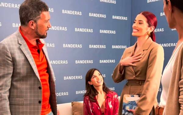 Conductora paraguaya se cruzó con Antonio Banderas y le habló en guaraní