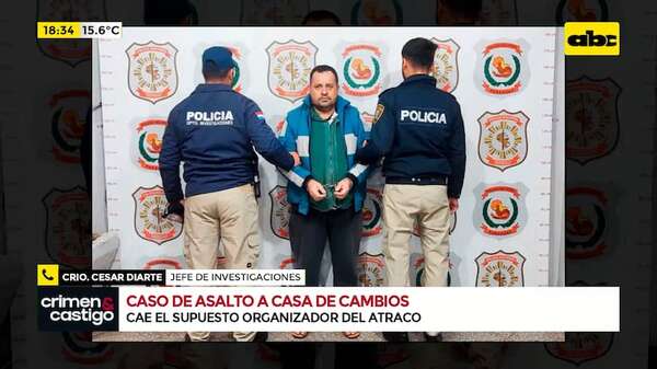 Video: capturan al supuesto organizador del asalto a la casa de cambios de Villa Morra - Crimen y castigo - ABC Color