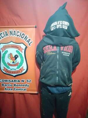 Moto robada en Capiatá: detienen al presunto autor - Policiales - ABC Color