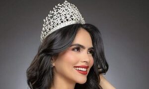 Miss Universo Paraguay ya posó oficialmente con la corona