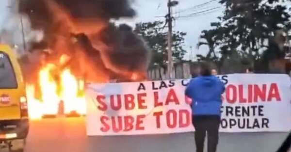 Diario HOY | VIDEO| Ecuador amanece con protestas en rechazo a la suba del combustible