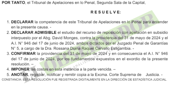 Cámara destraba proceso para exrepresentante del futbolista Alan Benítez