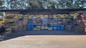 Policía Rodoviaria Militar detuvo a un hombre que transportaba más de 5 toneladas de droga en un camión en Ponta Porã