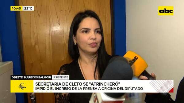 Nepobabies: funcionaria impide ingreso a oficina de diputado imputado - ABC Noticias - ABC Color