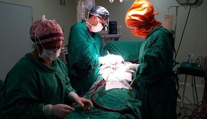 Exitosa extirpación de tumor ovárico gigante en Santa Rosa