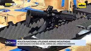 Video: Policía Nacional utilizará armas incautadas del Operativo Dakovo - ABC Noticias - ABC Color