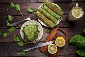 Light y sabrosos: panqueques de espinacas rellenos con arroz y mariscos - Gastronomía - ABC Color