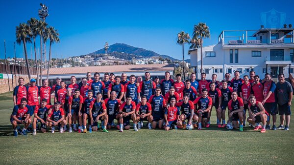 Cerro Porteño: Saludo con Haaland y finalización de trabajos en Málaga