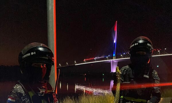 Lolince rescataron a una enorme kuriju en la Costanera de Asunción