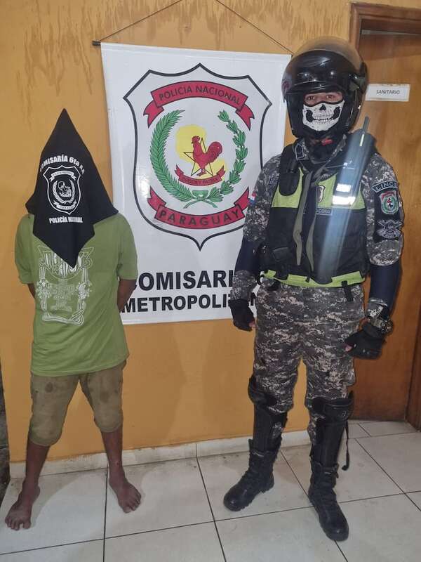Cae presunto ladrón de celular tras persecución en Asunción - Policiales - ABC Color