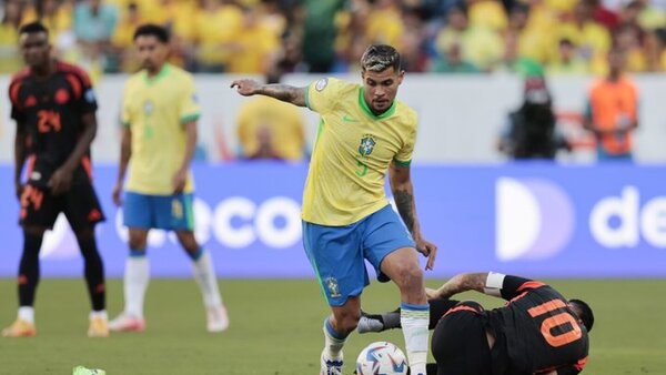 Colombia manda a Brasil a jugar contra Uruguay en cuartos y sin Vinícius