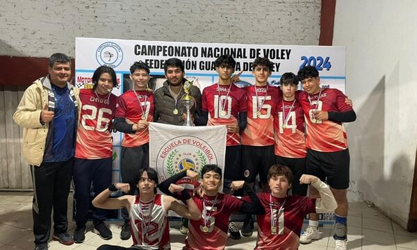 Área 4 es campeón nacional en vóleibol