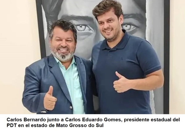 Carlos Bernardo confirma al PDT en la disputa de sucesión municipal en Ponta Porã - Radio Imperio 106.7 FM