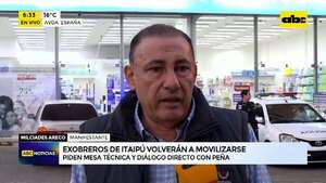Itaipú: Exobreros prevén masiva manifestación en Asunción - ABC Noticias - ABC Color