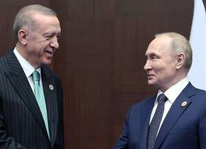 Erdogan y Putin, cara a cara, distendidos, en el foro de Shanghái - Mundo - ABC Color