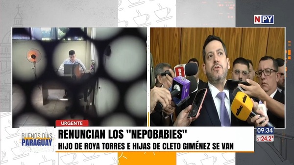 Renuncian "nepobabies" de Cleto Giménez y Roya Torres - Noticias Paraguay