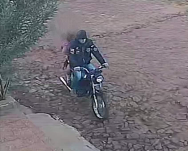 Motoca intentó raptar a una niña que iba a la escuela