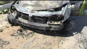 Incendiaron el auto de un comerciante - SNT