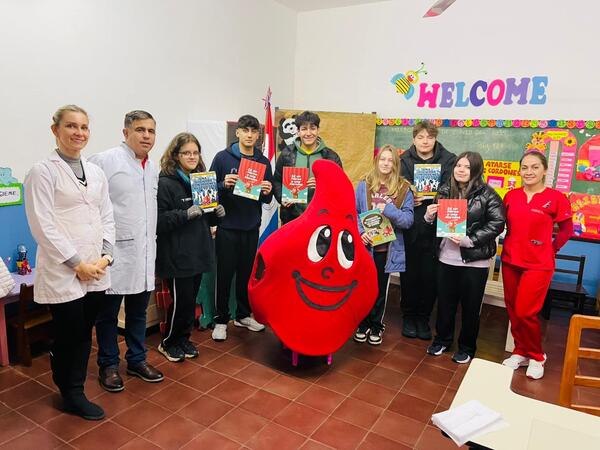 El Hemocentro de Encarnación inicia charlas educativas sobre donación de sangre en colegios
