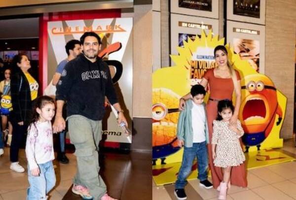 Faranduleros llevaron a sus peques al pre estreno de "Mi villano favorito 4"