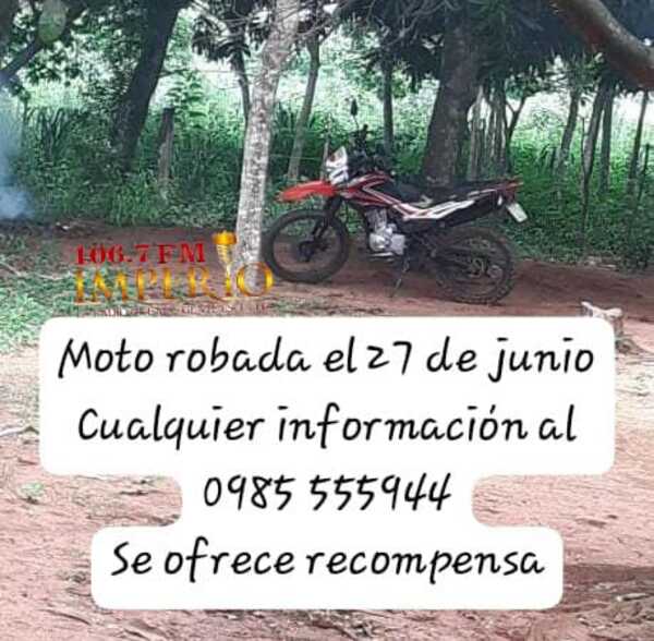 Prestó su moto a un conocido y él ya no retornó para devolverlo