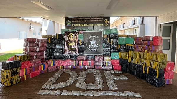 Millonaria carga de marihuana Paraguaya cae en Brasil - Noticias Paraguay