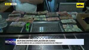 El BCP encontró deflación en junio: ¿Qué rubros de la canasta bajaron de precio en el último mes? - ABC Noticias - ABC Color