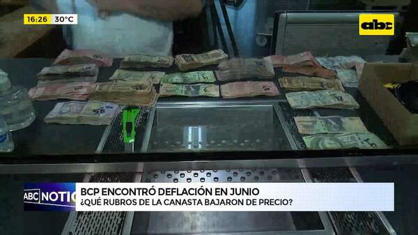 El BCP encontró deflación en junio: ¿Qué rubros de la canasta bajaron de precio en el último mes? - ABC Noticias - ABC Color
