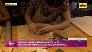 Tendencia para reuniones sociales: juntarse con amigos a hacer piezas de cerámica - Ensiestados - ABC Color