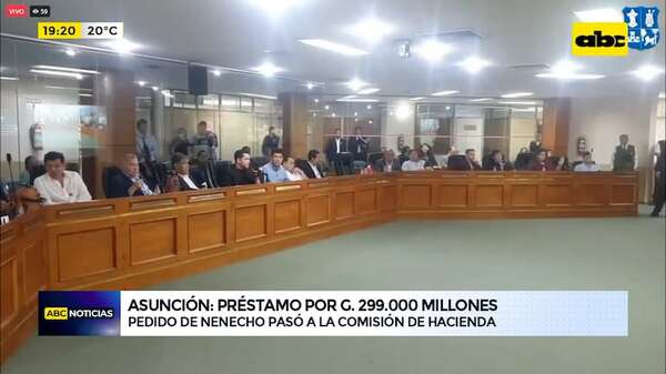 Préstamo por G. 299.000 millones: pedido de Nenecho pasó a la Comisión de Hacienda - ABC Noticias - ABC Color