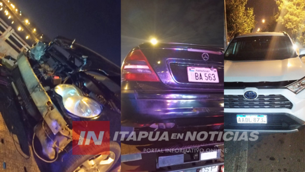 DOS VEHÍCULOS COLISIONARON SOBRE LA RUTA PY01 EN ENCARNACIÓN - Itapúa Noticias