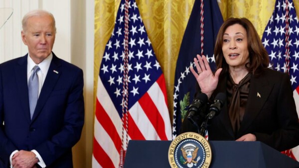 Kamala Harris gana fuerza como opción para reemplazar a Joe Biden