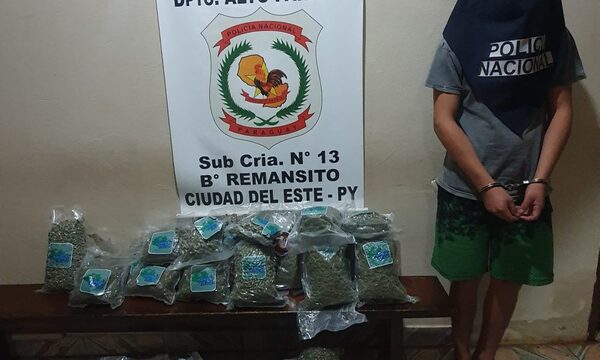 Menor de edad cae con marihuana en Remansito
