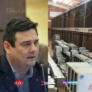 BUZARQUIS ACUSÓ QUE TITULAR DE LA ANDE PIDE COIMAS A CRIPTOMINERAS. - TVS