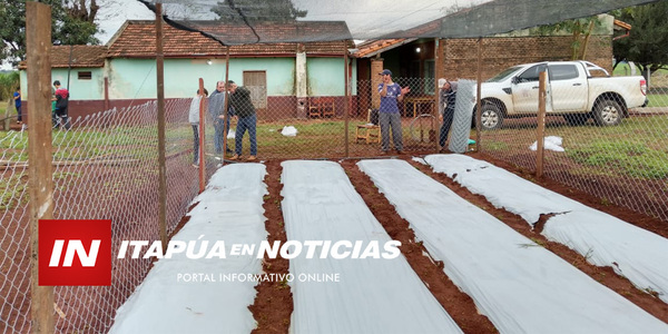GOBERNACIÓN DE ITAPÚA AVANZA CON CONSTRUCCIONES DE HUERTAS EN ESCUELAS - Itapúa Noticias
