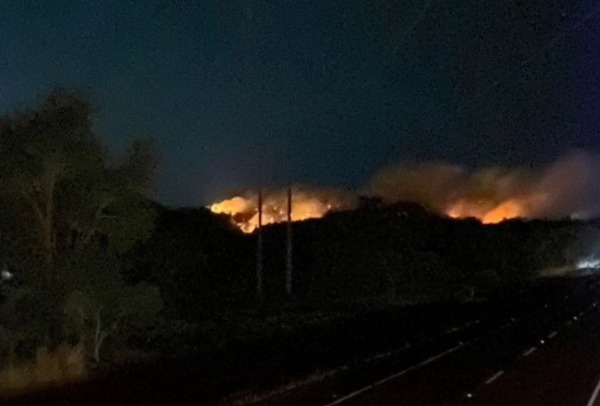 Reportan focos grandes de incendio en parque nacional Cerro Corá - ADN Digital