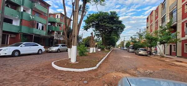 Hermosean espacios verdes del barrio san Blas de Cambyretá.