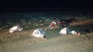 Ni chofer de micro en hora pico se animó a tanto: en moto iban entre 3 con media vaca